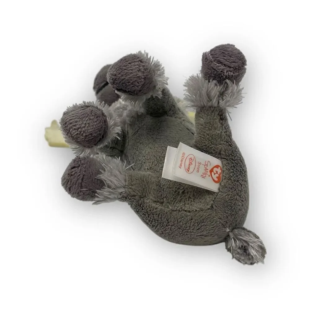 Sven Reindeer Frozen Disney Stuffed Plush Sparkle TY Beanie Baby 6